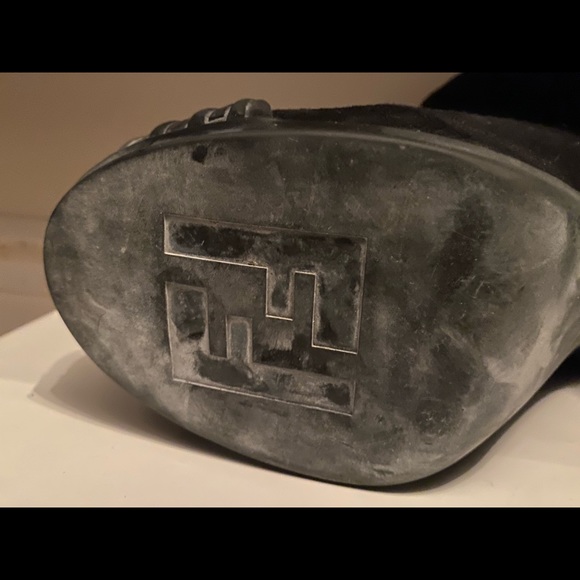 Fendi Suede High Heeled Boots Size 38 1/2 - Picture 11 of 15